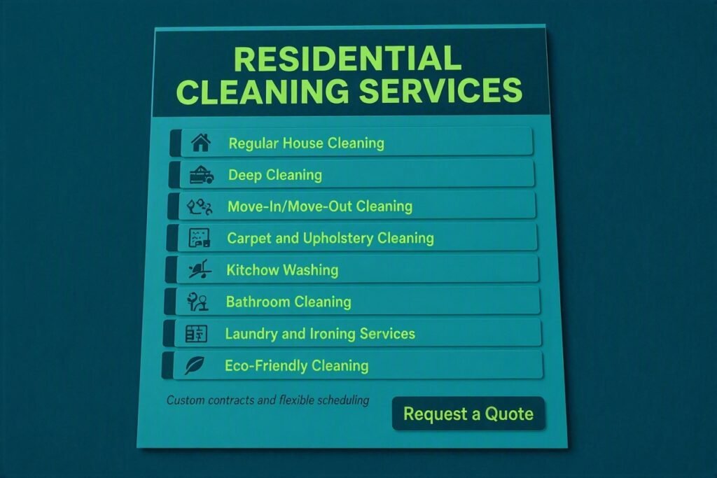 Cleaning Origin Residential Cleaning Services